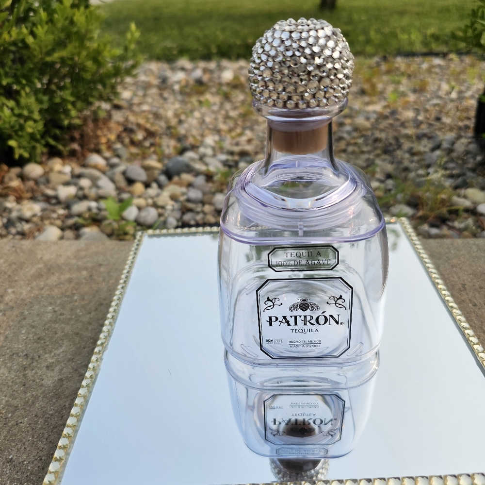 Patrón Silver Tequila Bottle with Crystal Cap